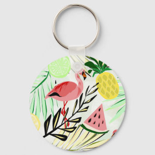 Roze vlamJon, vruchten Sleutelhanger