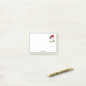 roze vlamJong #1 Post-it® Notes (Op bureau)