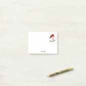 roze vlamJong #1 Post-it® Notes (Op bureau)