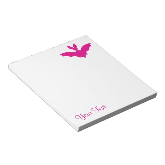 Roze vlek notitieblok (Schuin)