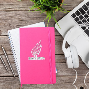 Roze Vleugel Cute Meisjesachtige Luchtvaart Vrouwe Sticker