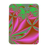 Roze vliegers met groen magneet (Verticaal)