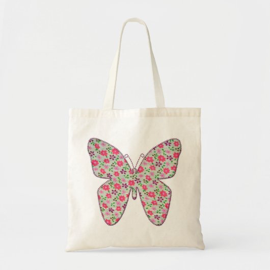 Roze vlinder 02 tote bag (Voorkant)
