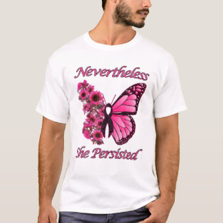 Roze vlinder borstkanker Toch verdient ze T-shirt