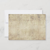 Roze  Vlinder Bruiloft RSVP Kaart (Achterkant)