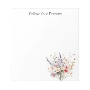 Roze Vlinder Dromen Notitieblok