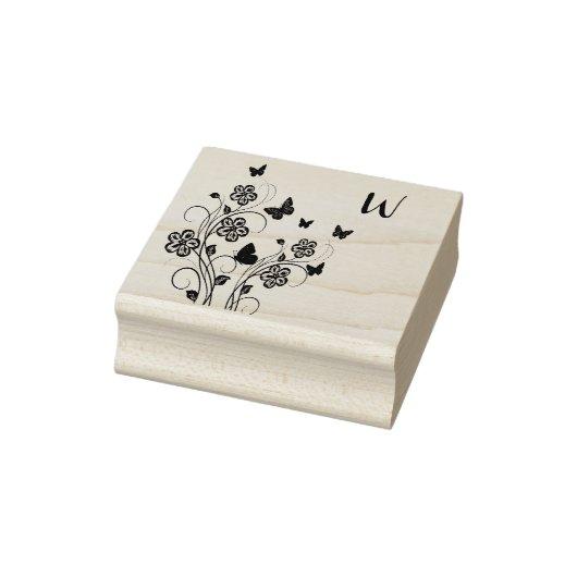 Roze vlinder Garden op maat Rubberstempel (Stempel)