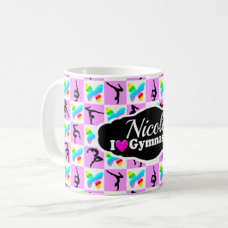 ROZE VLINDER GYMNASTIEK ONTWERP KOFFIEMOK