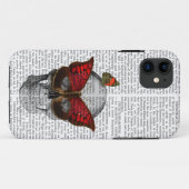 Roze Vlinder Masker Schedel Case-Mate iPhone Case (Achterkant (horizontaal))