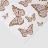 roze vlinder tissuepapier (Detail)