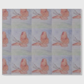 Roze vlinderpapier cadeaupapier (Vlak)