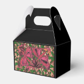Roze vlinders bedankdoosjes (Achterkant)