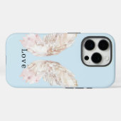 roze vlindervleugels Case-Mate iPhone case (Achterkant (horizontaal))