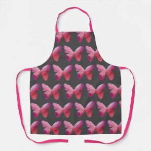 Roze vlindervrijheid schort