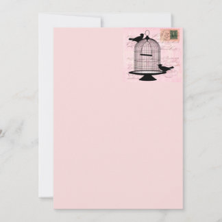 Roze vogel
