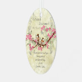 Roze  vogelmeisje uit Honor Ornamenten (Voorkant links)