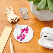 roze vogelSleutelhanger Sleutelhanger