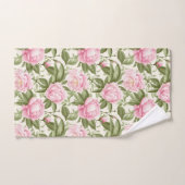 Roze volken bad handdoek (Handdoek)