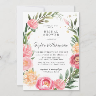 Roze volken   Floral Bridal Shower