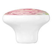 Roze volken keramische knop (Zijkant)