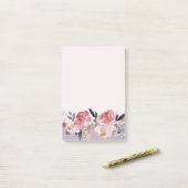 Roze volken post-it® notes (Op bureau)