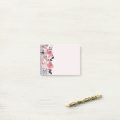 Roze volken post-it® notes (Op bureau)