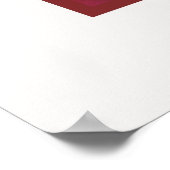 Roze volken poster (Hoek)