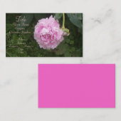 Roze volken visitekaartje (Voorkant / Achterkant)