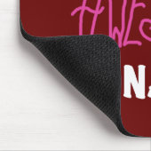 Roze Volledig Geweldige Nani T-shirts en geschenke Muismat (Hoek)