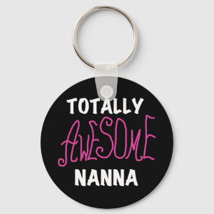 Roze Volledig Geweldige Nanna T-shirts en geschenk Sleutelhanger
