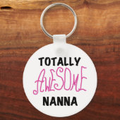 Roze Volledig Geweldige Nanna T-shirts en geschenk Sleutelhanger (Voorkant)