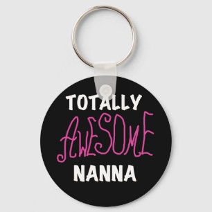 Roze Volledig Geweldige Nanna T-shirts en geschenk Sleutelhanger
