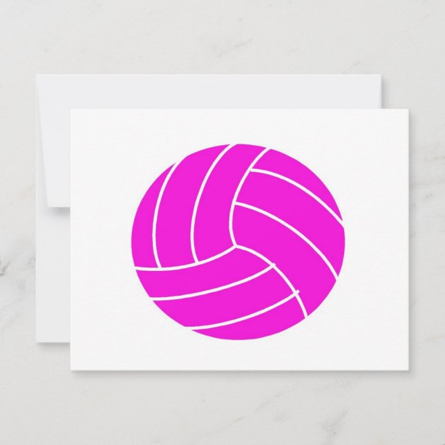 Roze volleybal (Voorkant)