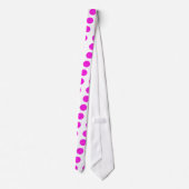 Roze volleybal stropdas (Achterkant)