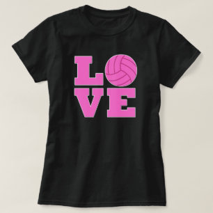 Roze volleyball Love Women's T-shirt