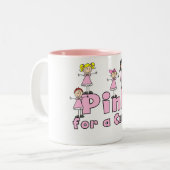 Roze voor een zuivere Mok (Voorkant links)