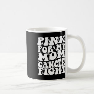 Roze voor mijn borstkankerbewustzijn koffiemok