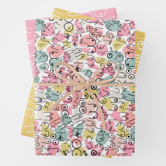 roze voorblad in papiervorm inpakpapier vel (In situ)