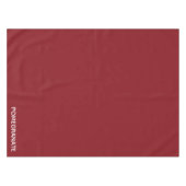 Roze voornaam tafelkleed (Voorkant (Horizontaal))