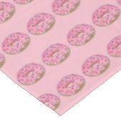 Roze voorzijde Donut Doughnut Sprinkles Breakfast Tafelkleed (Gekanteld)