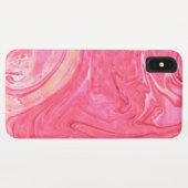 Roze vormgeving Case-Mate iPhone case (Achterkant (horizontaal))