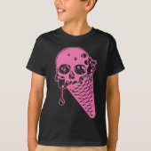 Roze vormig ijsje, T-shirt (Voorkant)