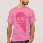 Roze vormig ijsje, T-shirt (Voorkant)