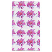 Roze vormig patroon, bloempatroon klein cadeauzakje (Achterkant)