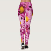 Roze vormig patroon leggings (Achterkant)