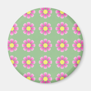 Roze vormig patroon magneet