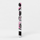 Roze vortex: een geruite afdaling Case-Mate iPhone case (Achterkant/rechts)