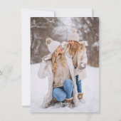  Roze Vrachtwagen Kerst Kaart (Achterkant)