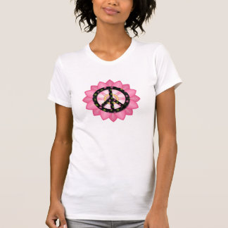 Roze vrede t-shirt