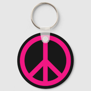 Roze Vredesteken Sleutelhanger
